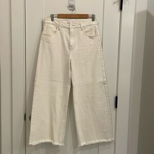 Risen White Denim Jeans